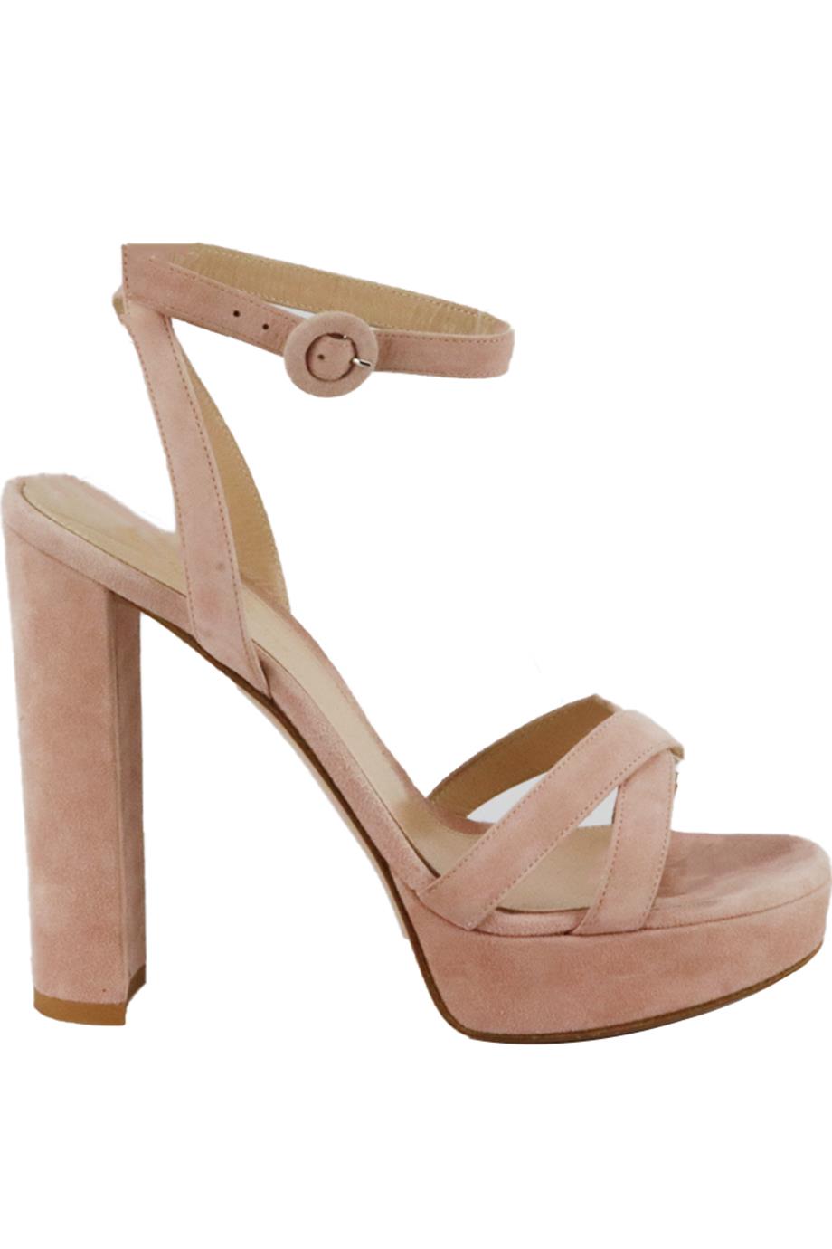 GIANVITO ROSSI SUEDE PLATFORM SANDALS EU 38 UK 5 US 8