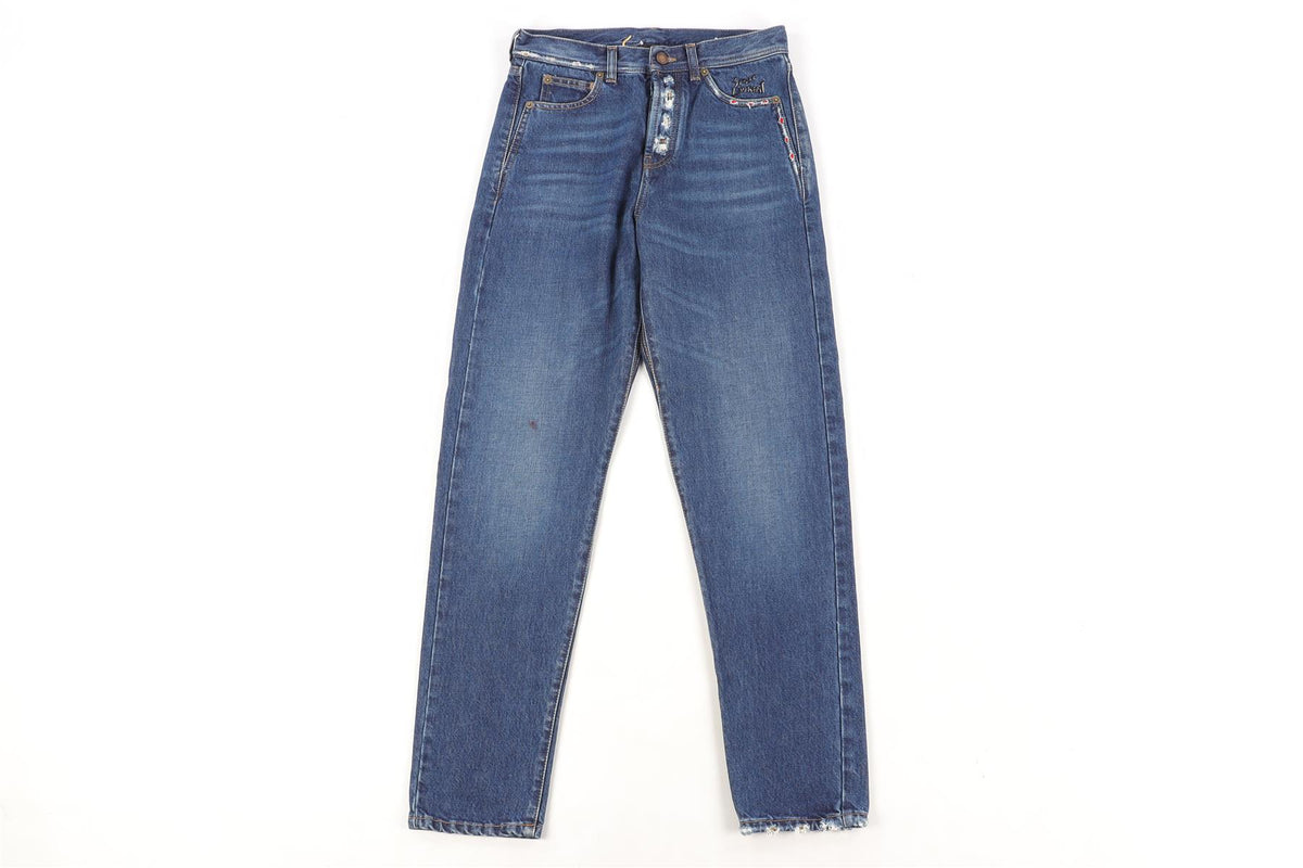 SAINT LAURENT BLUE DENIM STRAIGHT LEG JEANS W27 UK 8/10