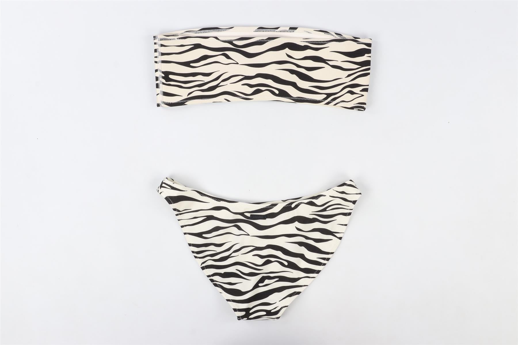TRIANGLE WHITE BIKINI MEDIUM-LARGE