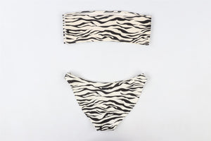 TRIANGLE WHITE BIKINI MEDIUM-LARGE