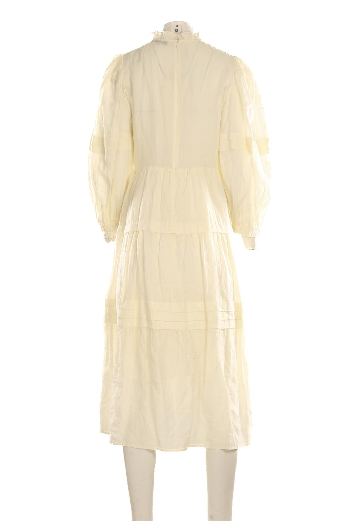 SEA NEW YORK CREAM RAMIE MAXI DRESS XSMALL