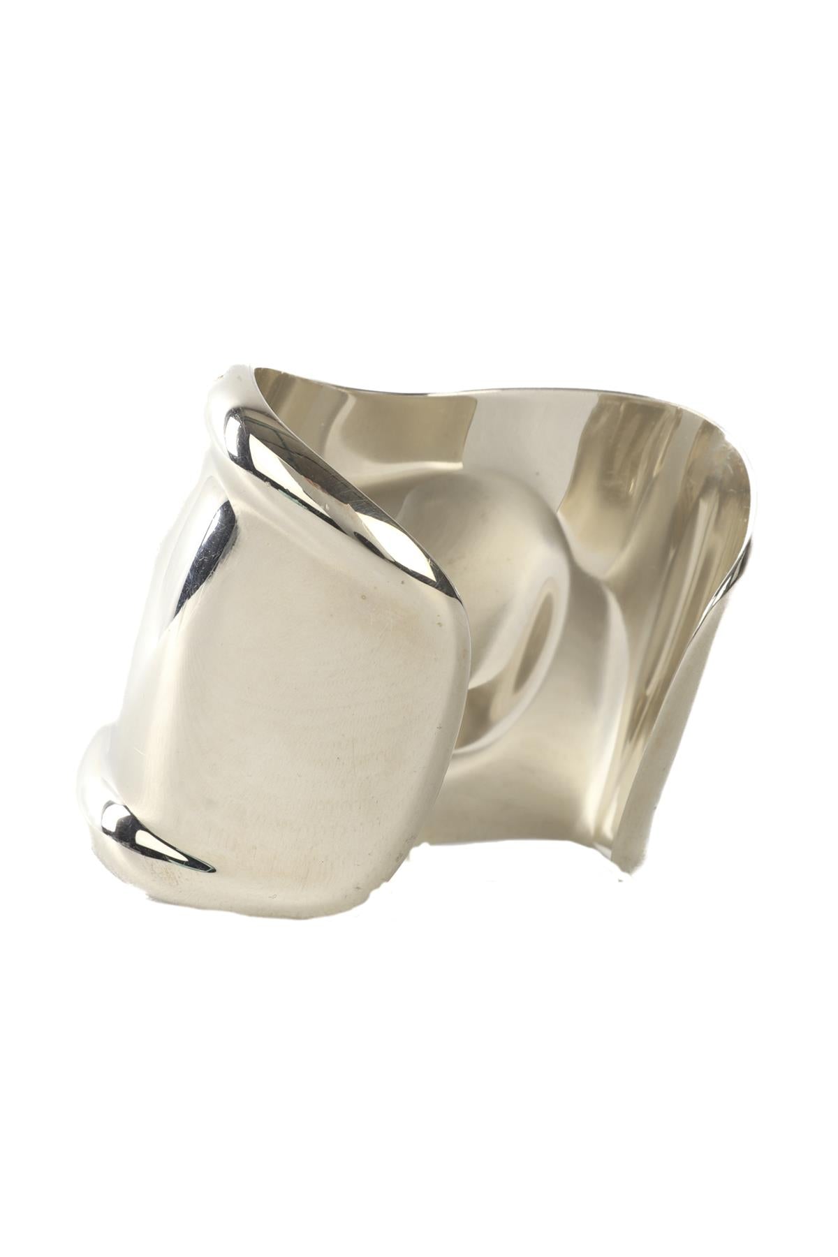 TIFFANY & CO + ELSA PERRETTI SILVER MEDIUM STERLING SILVER BONE CUFF MEDIUM