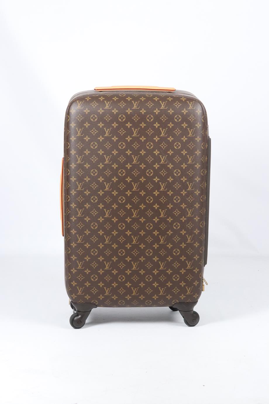 LOUIS VUITTON ZEPHYR 70 MONOGRAM COATED CANVAS AND LEATHER SUITCASE