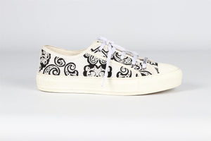 CHRISTIAN DIOR WHITE WALK'N'DIOR CANVAS SNEAKERS EU 40 UK 7 US 10