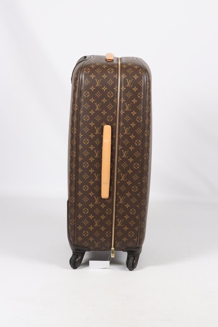 LOUIS VUITTON ZEPHYR 70 MONOGRAM COATED CANVAS AND LEATHER SUITCASE