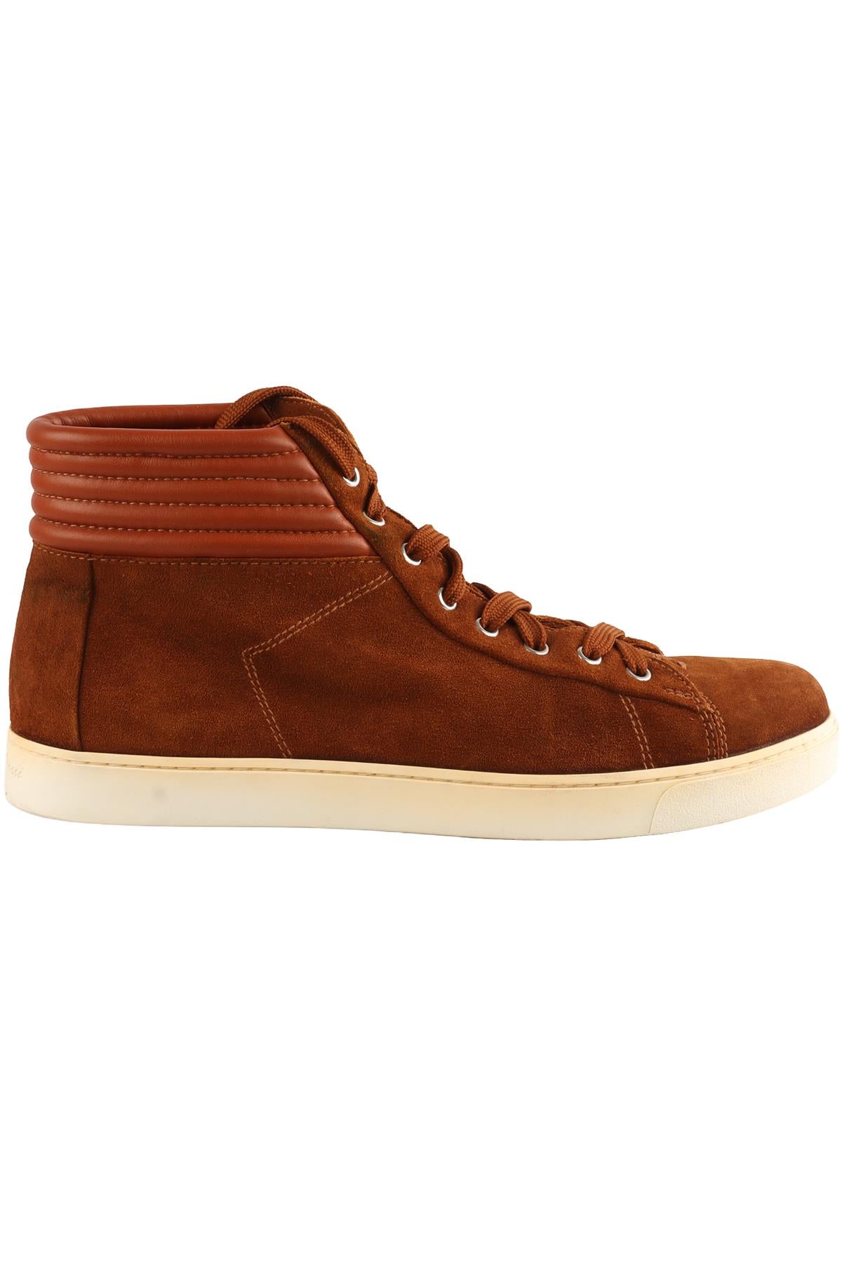 GIANVITO ROSSI TAN SUEDE SNEAKERS EU 42 UK 8 US 9