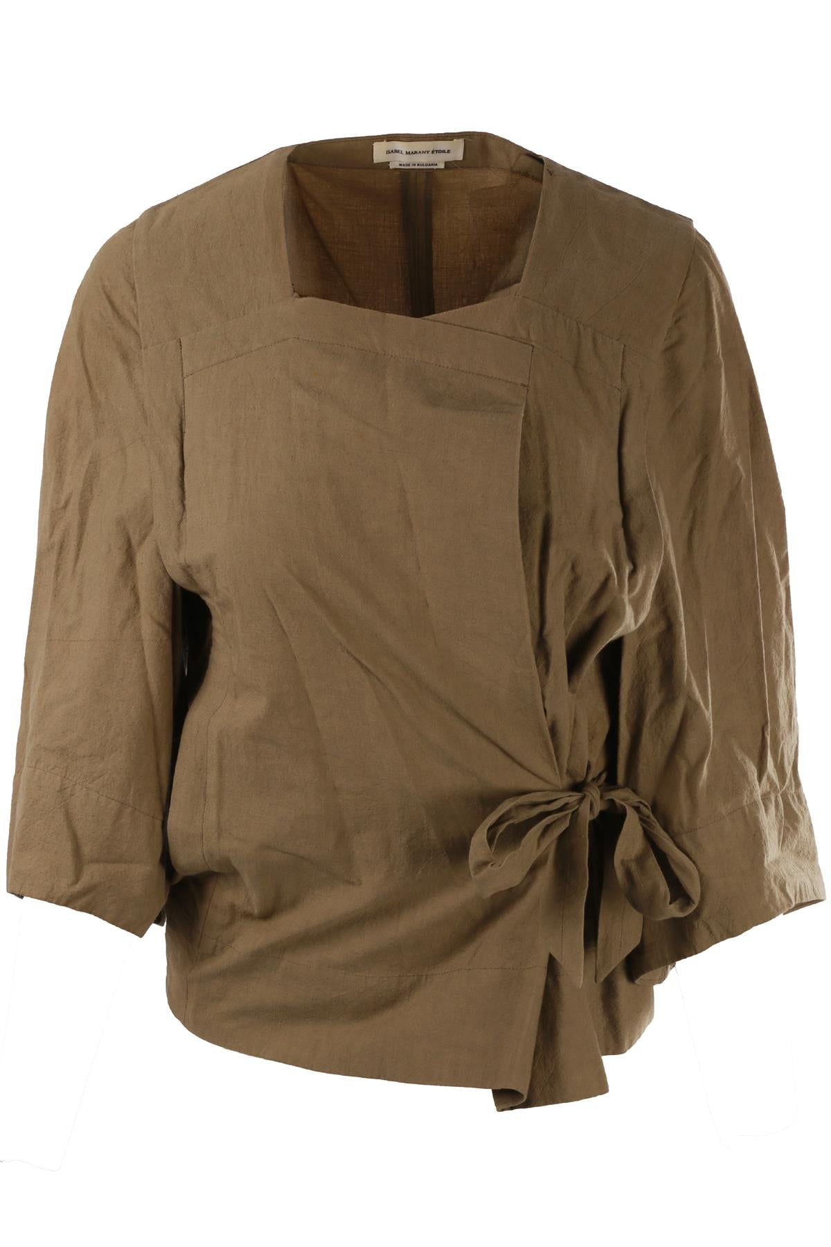KHAKI COTTON TOP