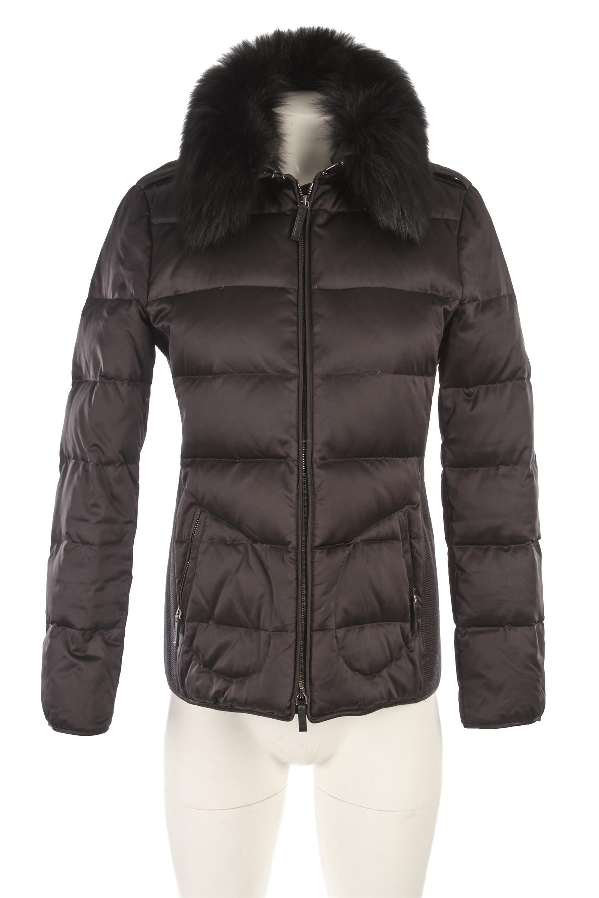 BURBERRY LONDON BLACK PADDED DOWN JACKET MEDIUM