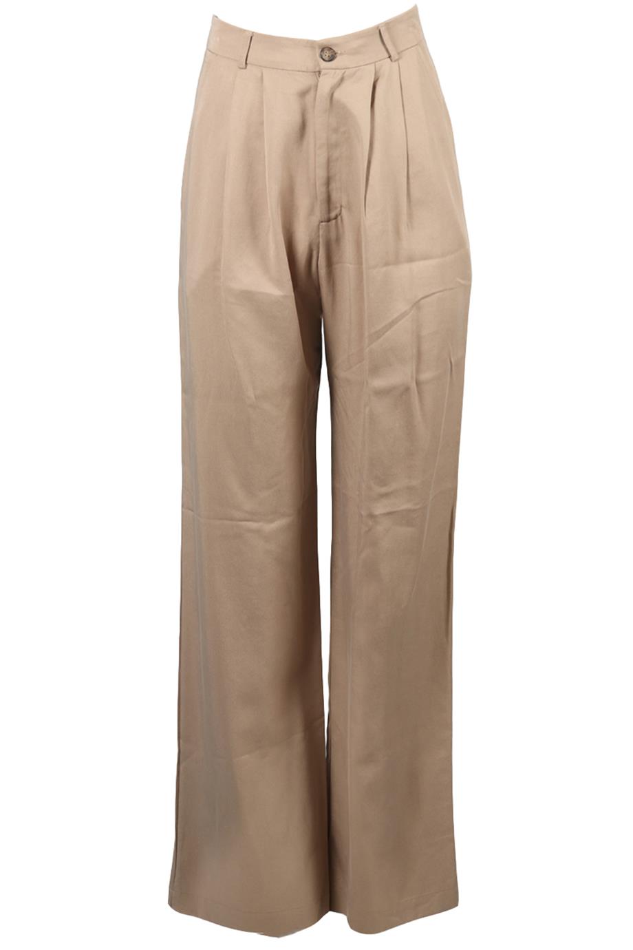 REFORMATION WOVEN WIDE LEG PANTS US 2 UK 6