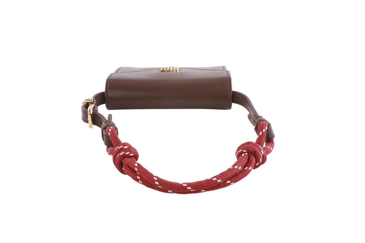 MIU MIU BROWN LEATHER WALLET