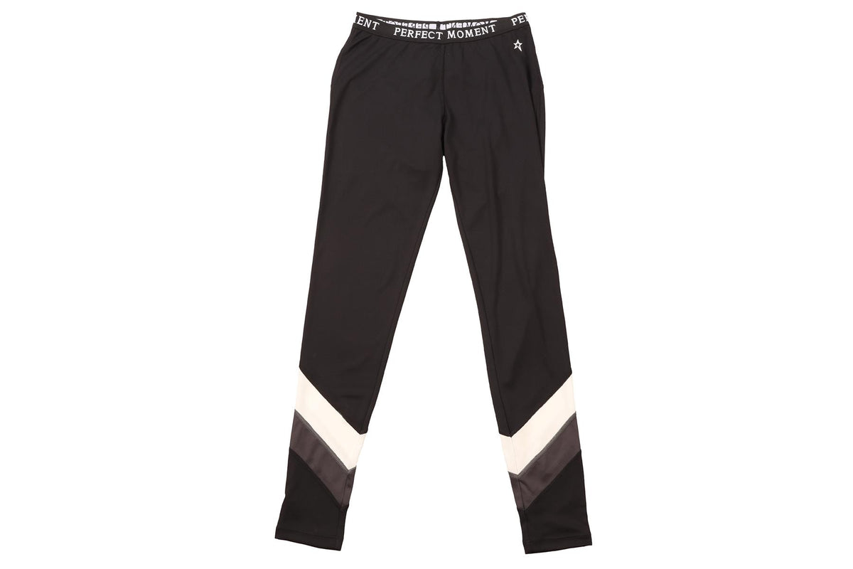 PERFECT MOMENT BLACK JERSEY LEGGINGS MEDIUM