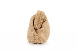 THE ROW BEIGE MIRA RAFFIA CLUTCH