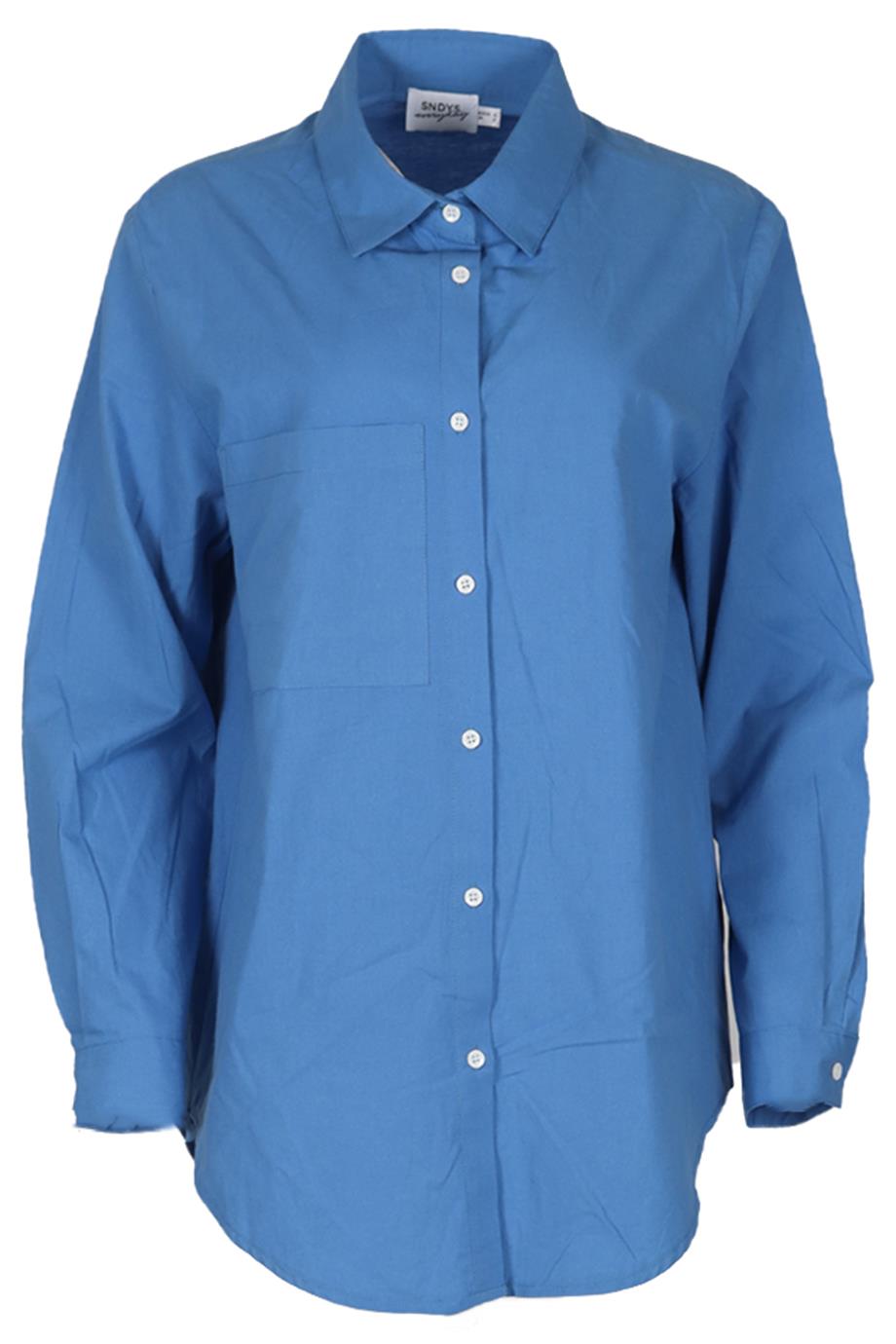 SNDYS EVERYDAY COTTON BLEND SHIRT US 2 UK 6