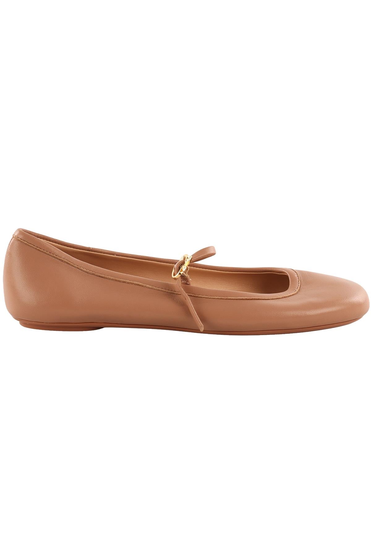 GIANVITO ROSSI PINK LEATHER BALLET FLATS EU 36 UK 3 US 6