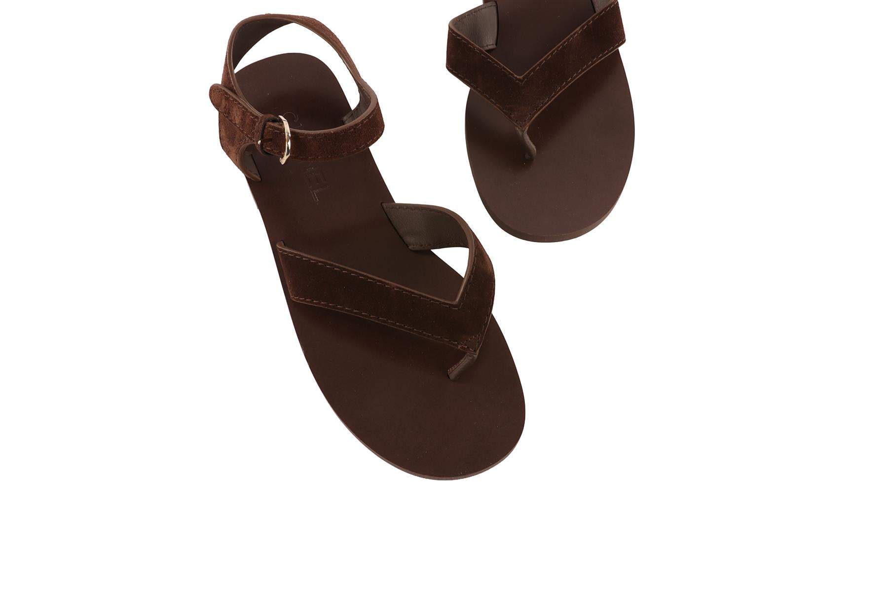 CHANEL BROWN 2026 SUEDE THONG SANDALS EU 38 UK 5 US 8 | nikkibradford