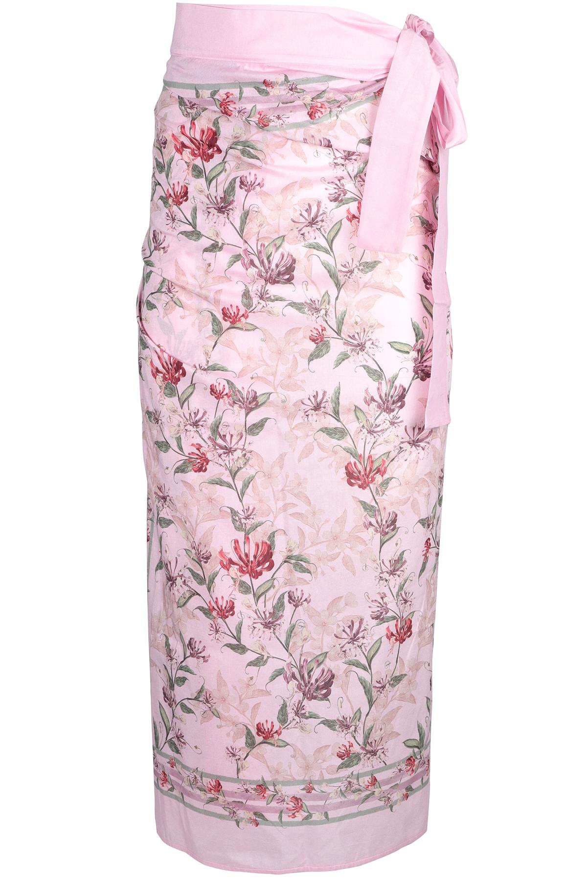 AGUA BY AGUA BENDITA PINK COTTON SARONG ONE SIZE