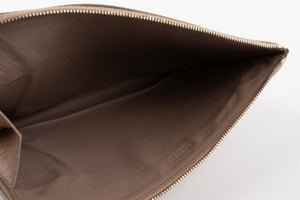 GIVENCHY TAUPE LEATHER CLUTCH