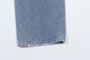 AGOLDE BLUE RIPPED DENIM JEANS W24 UK 6