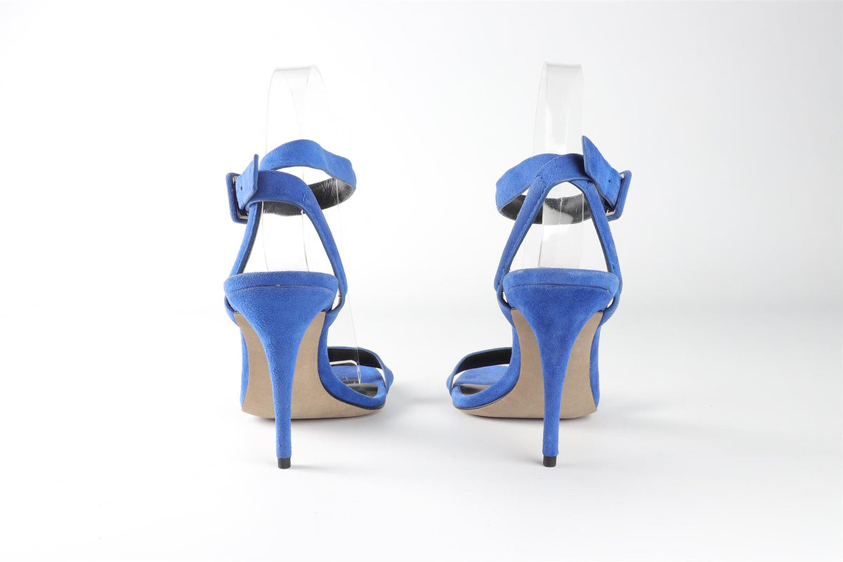 ALEXANDER WANG BLUE SUEDE SANDALS EU 36 UK 3 US 6
