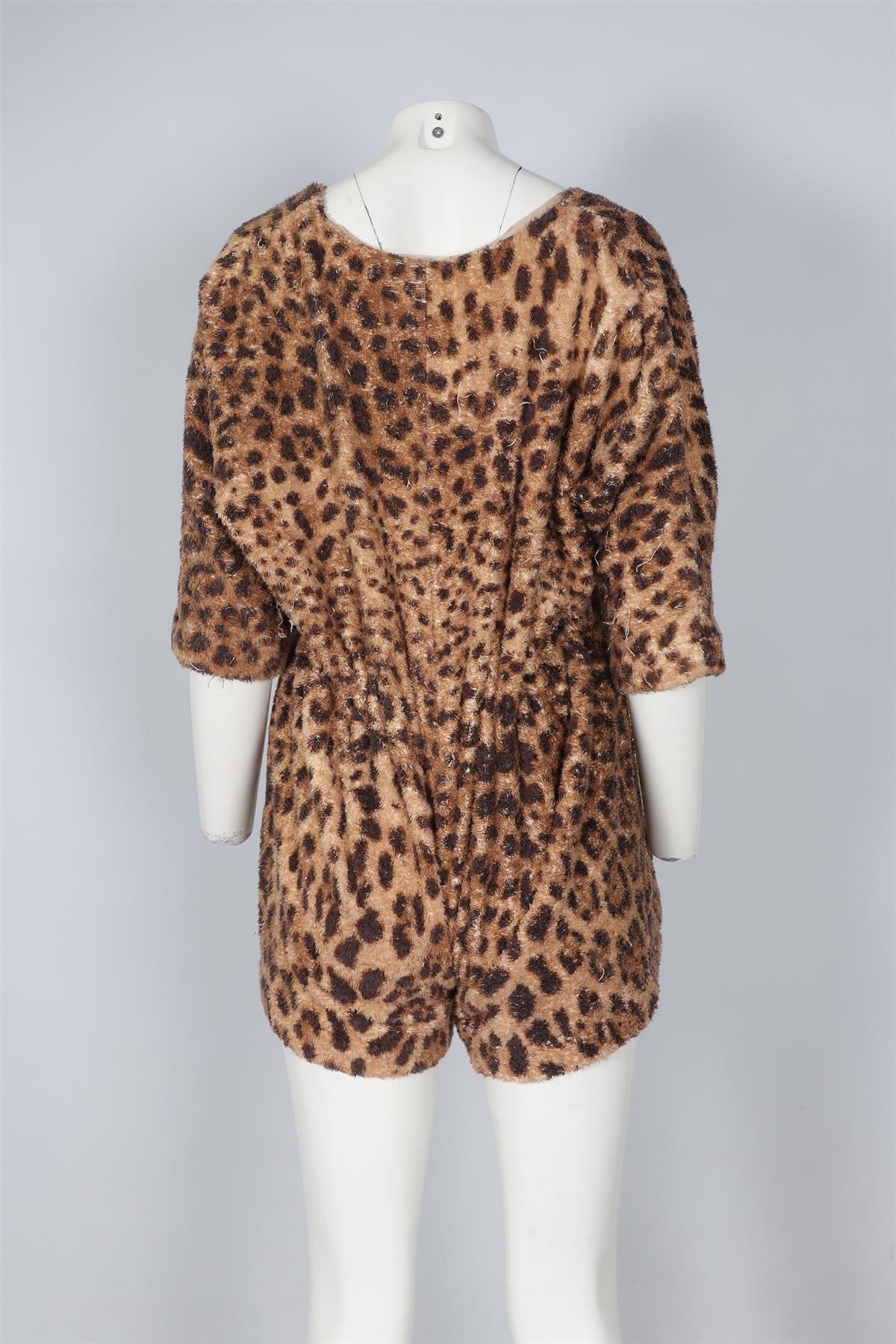 EMILIA WICKSTEAD BROWN TERRY PLAYSUIT XSMALL