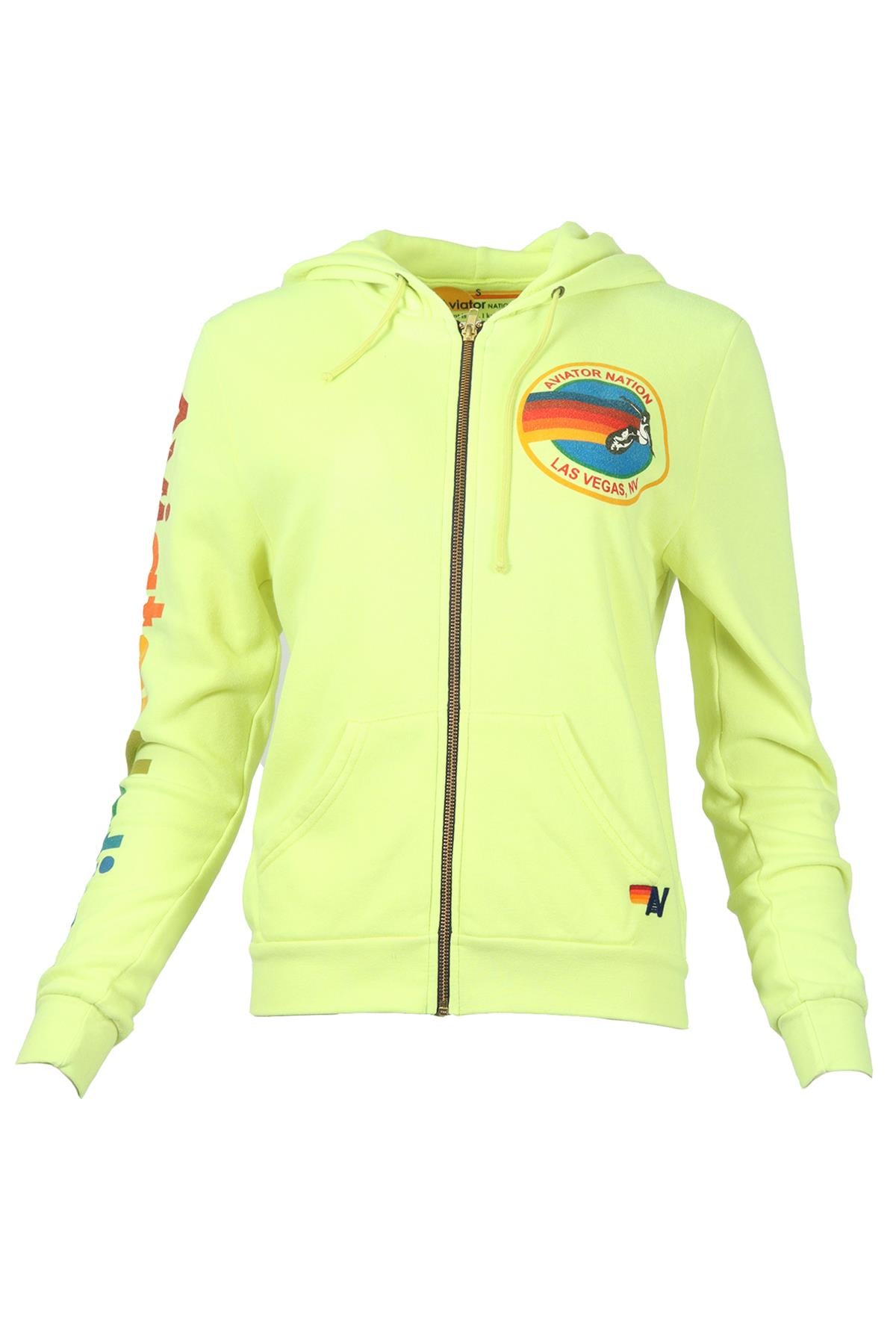 AVIATOR NATION COTTON BLEND HOODIE SMALL