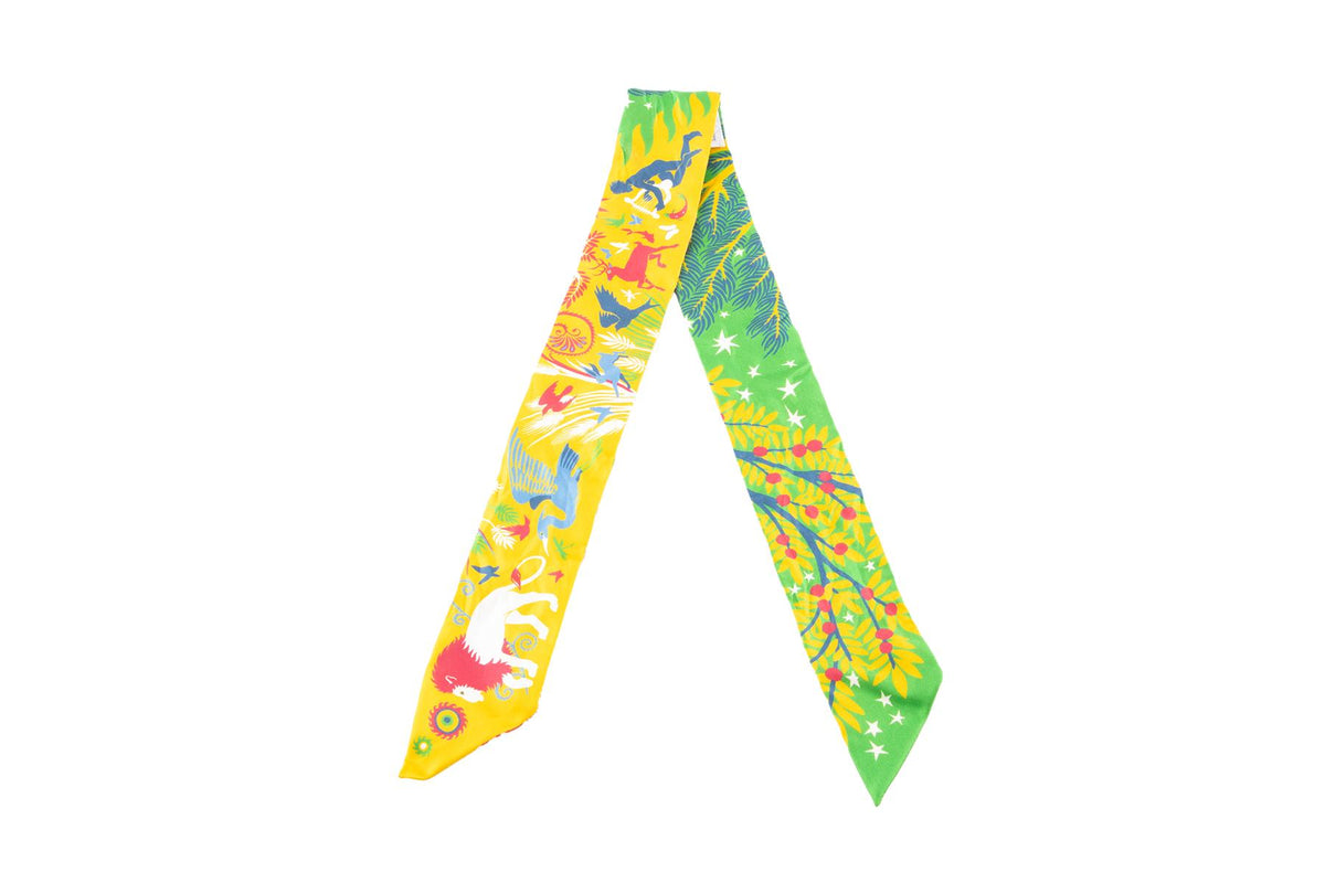 HERMÈS MULTI TWILLY 86 SILK SCARF