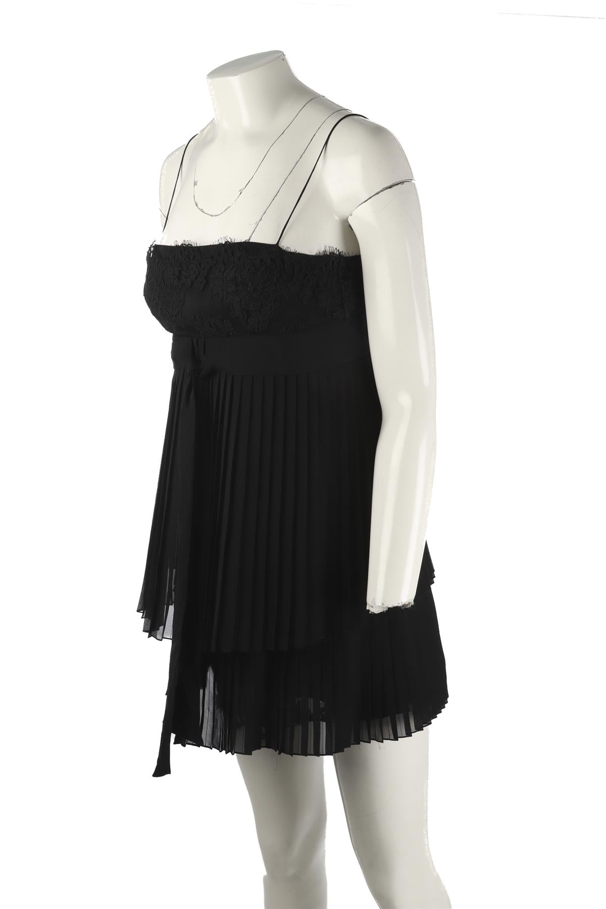 COLLETE DINNIGAN BLACK CREPE TOP SMALL