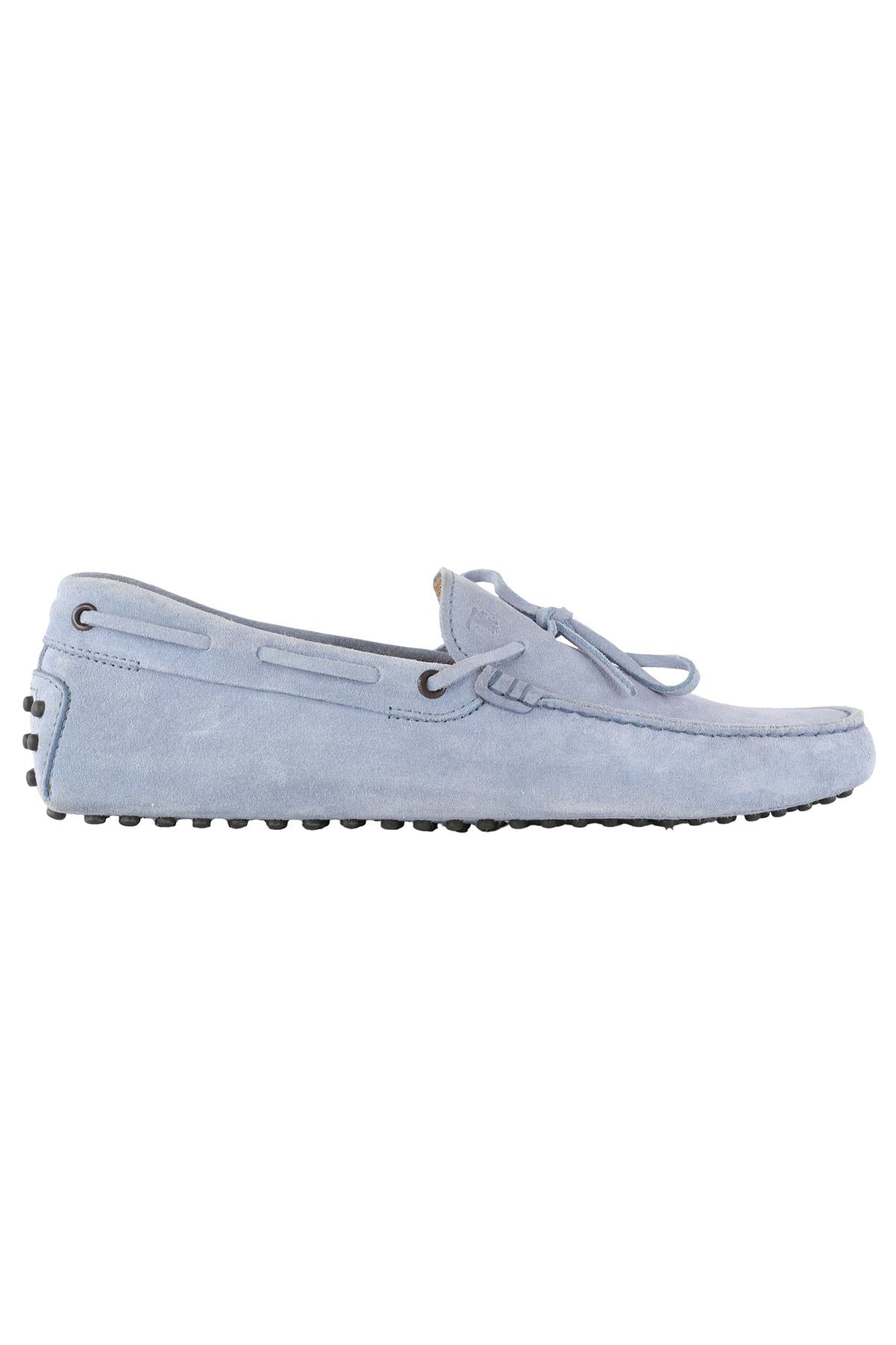 TOD'S BLUE MEN'S SUEDE LOAFERS EU 41.5 UK 7.5 US 8.5
