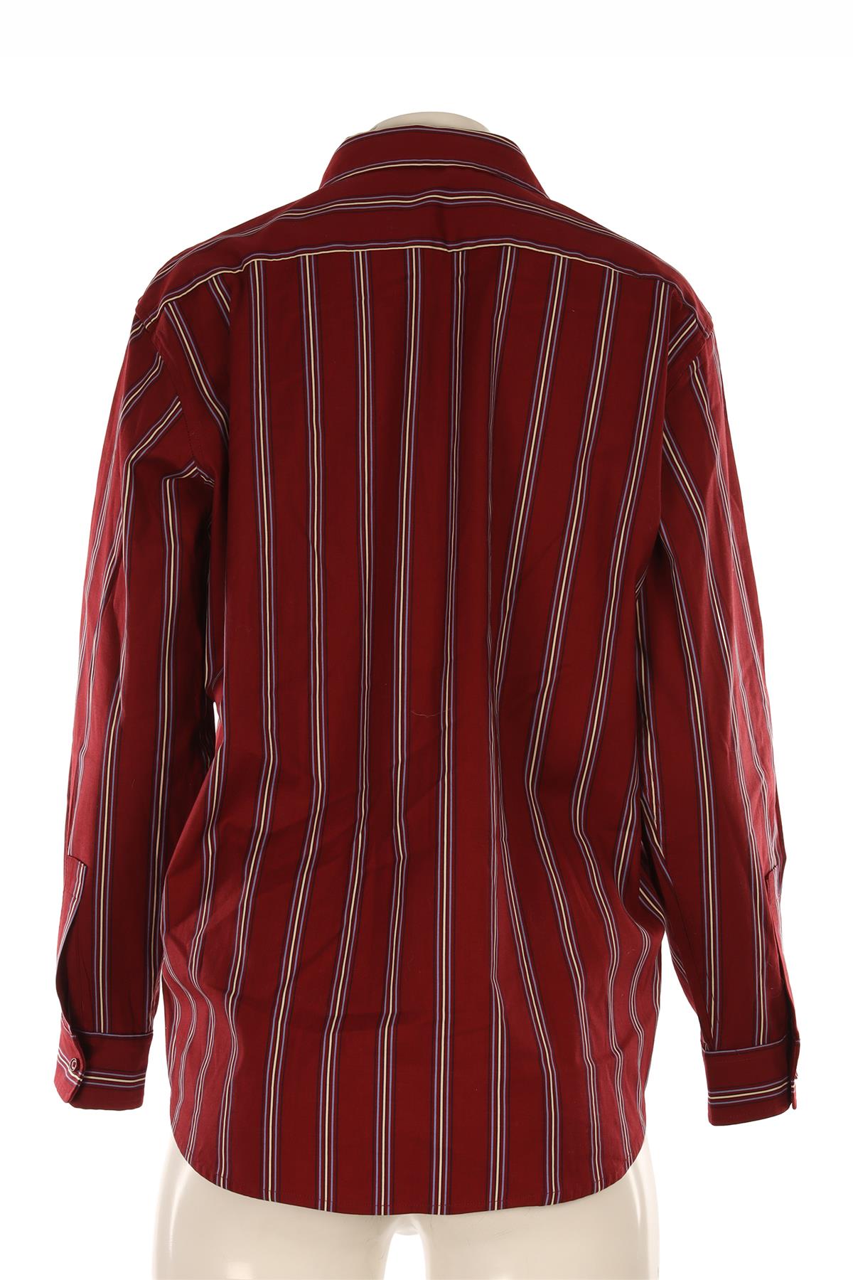 REFORMATION RED COTTON SHIRT XSMALL