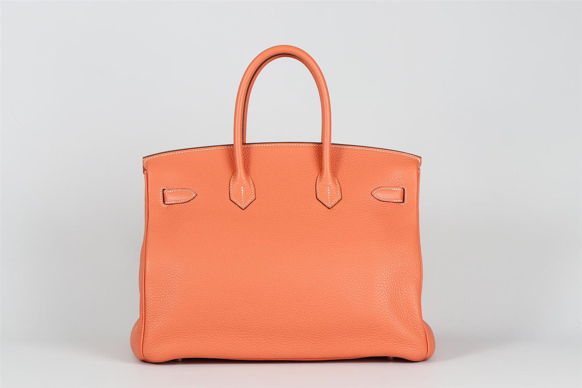 HERMÈS 2013 BIRKIN 35CM CLEMENCE LEATHER BAG