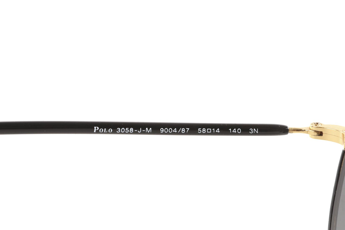 POLO RALPH LAUREN BLACK METAL SUNGLASSES