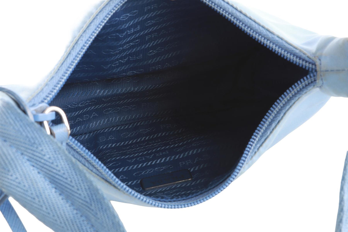 PRADA BLUE RE-EDITION 2000 NYLON SHOULDER BAG