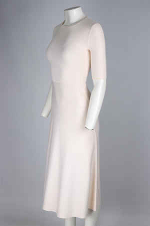 GABRIELA HEARST CREAM WOOL MAXI DRESS XSMALL