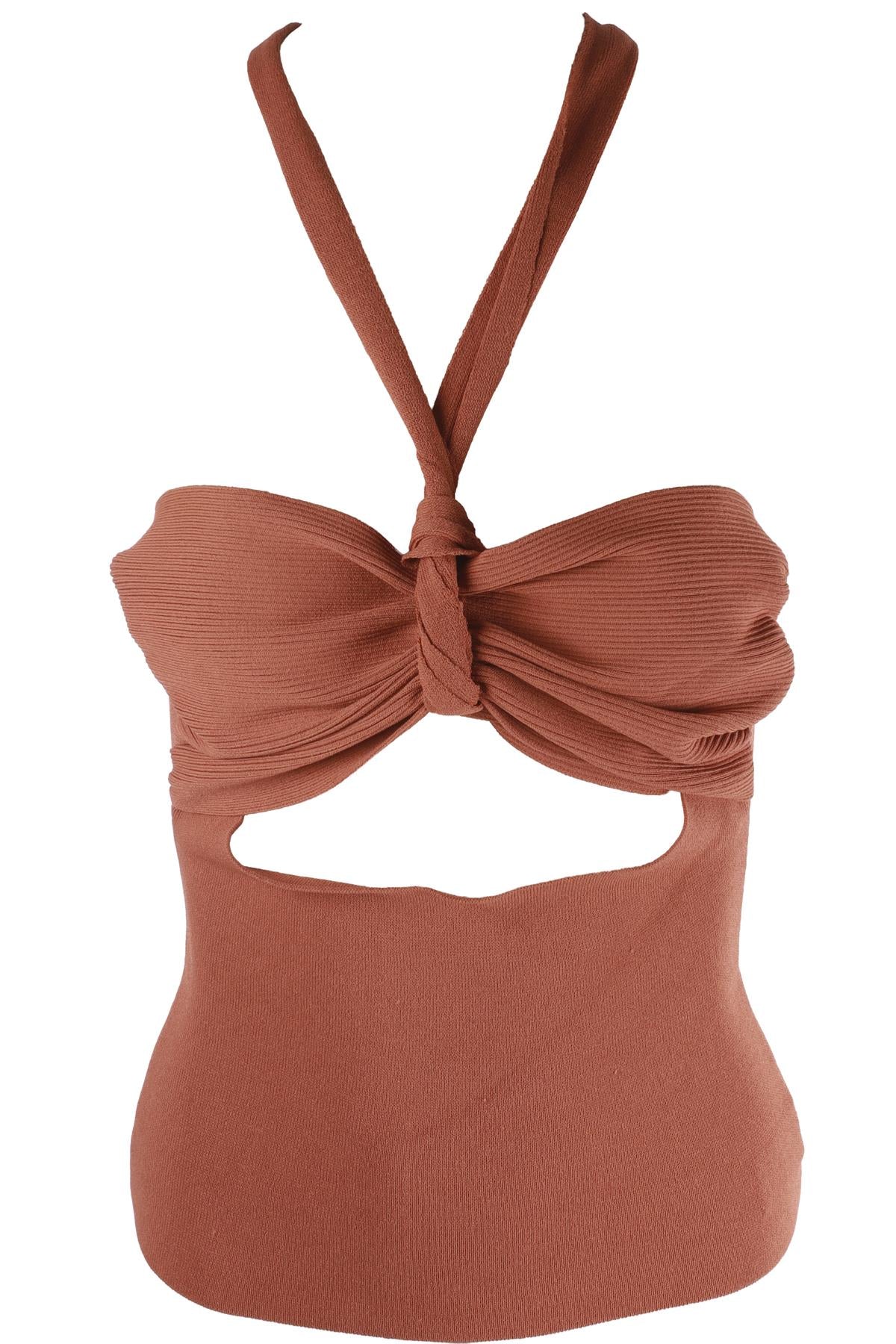 NANUSHKA NUDE KNIT TOP SMALL