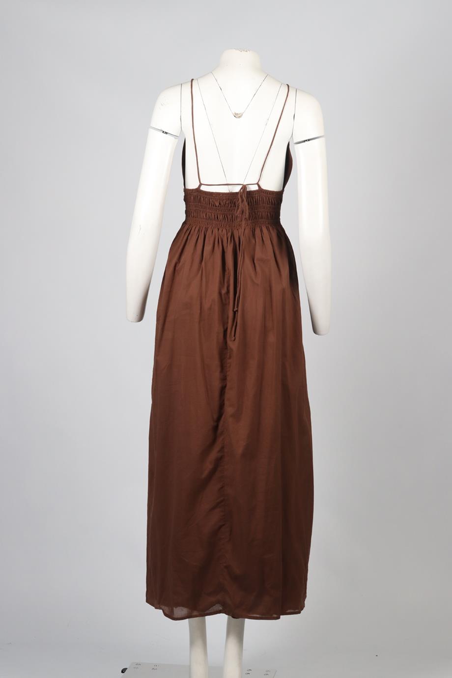 FAITHFULL THE BRAND COTTON MAXI DRESS XLARGE
