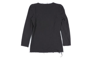ISABEL MARANT ÉTOILE BLACK WOOL TOP UK 6