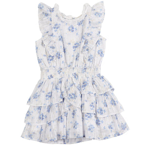 LOVESHACKFANCY BLUEL KIDS GIRLS COTTON DRESS 5-6 YEARS