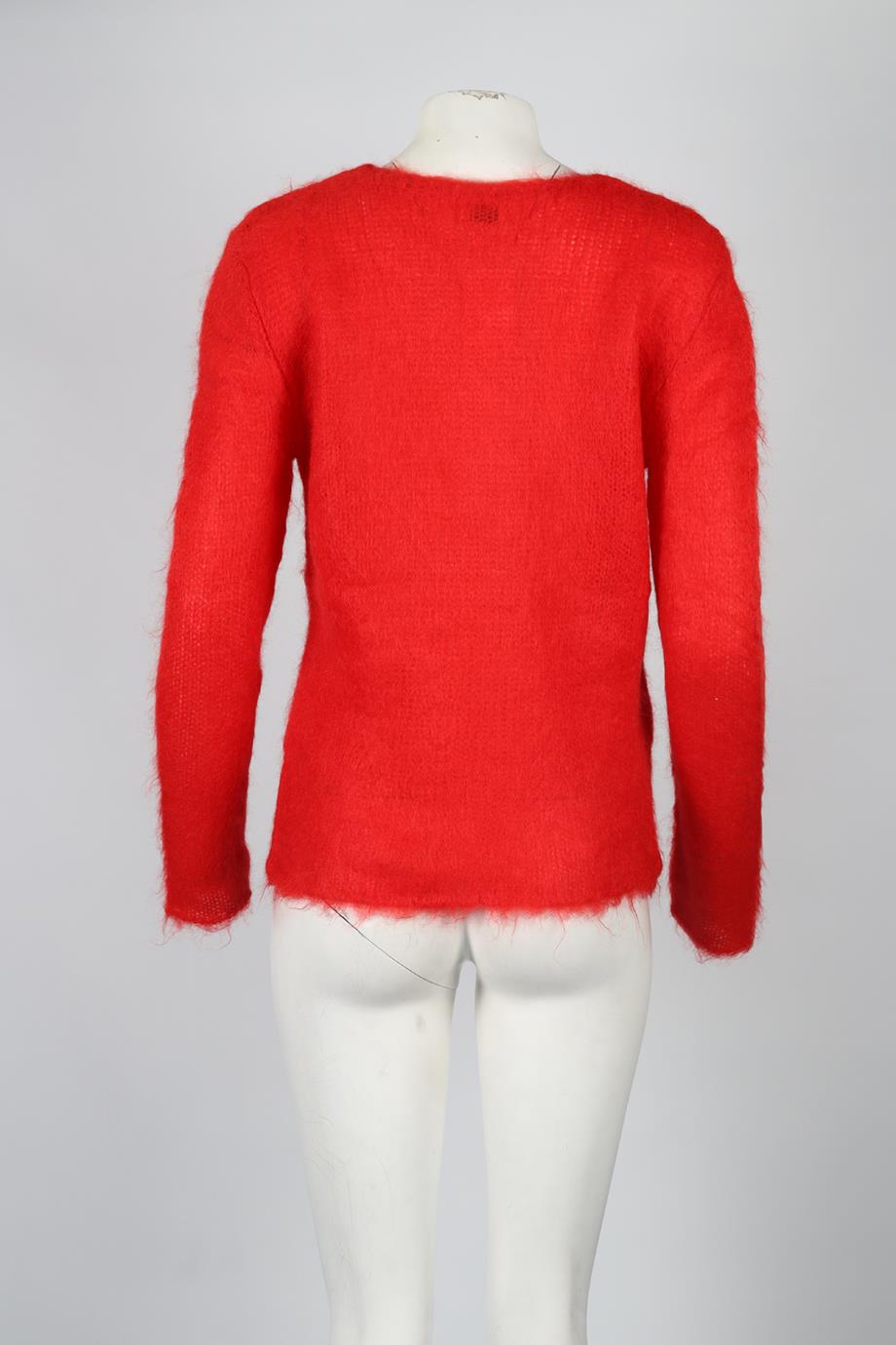 SAINT LAURENT MOHAIR BLEND SWEATER XSMALL