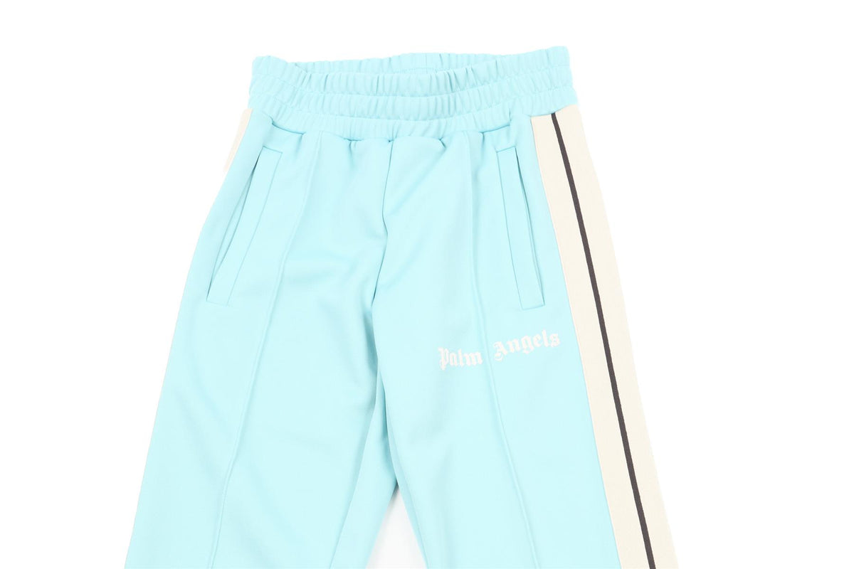 PALM ANGELS BLUE JERSEY TRACK PANTS XXSMALL