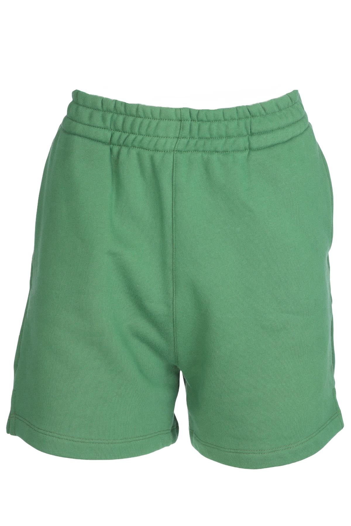 REFORMATION GREEN COTTON SHORTS LARGE