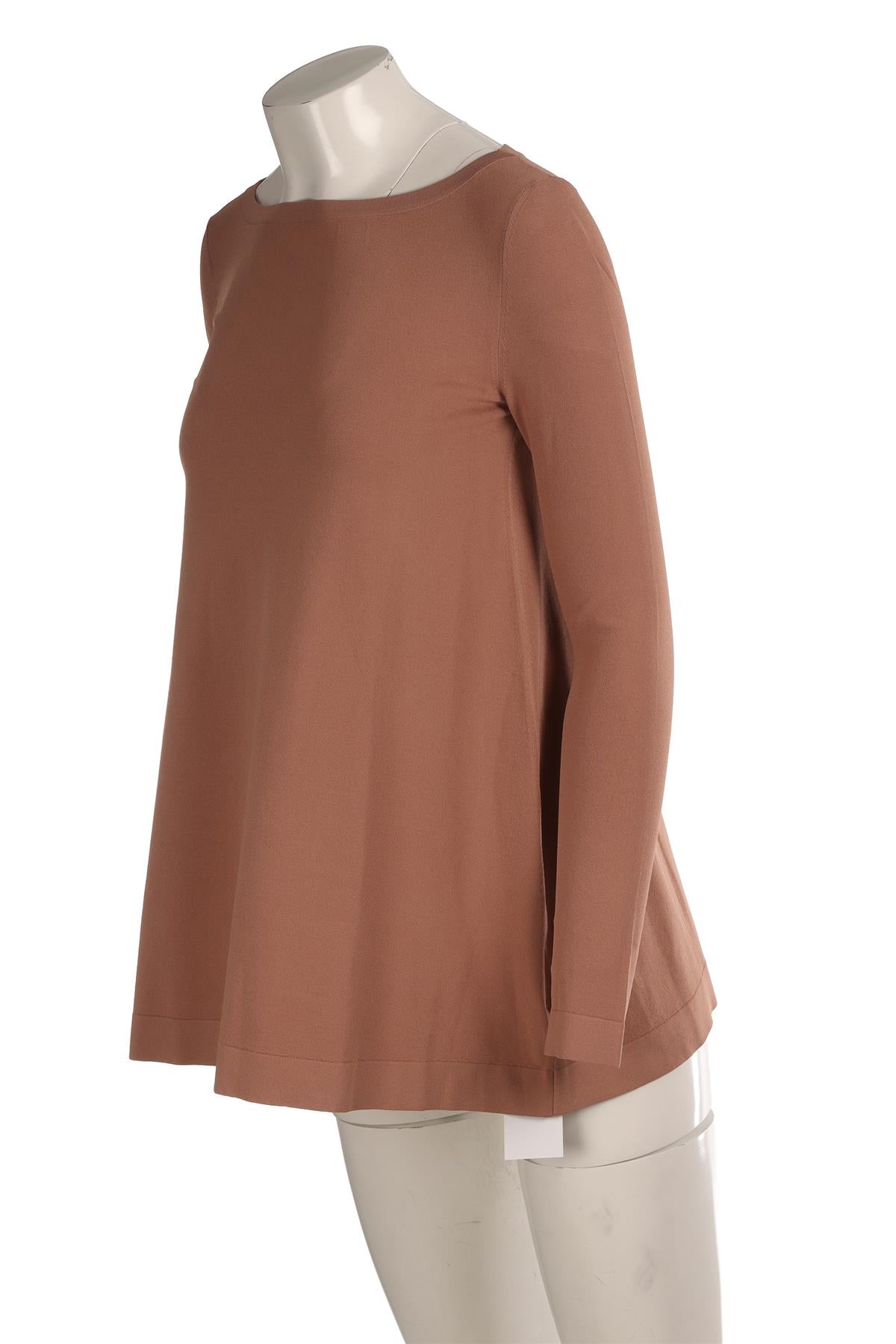 ALAÏA BEIGE KNIT TOP FR 38 UK 10