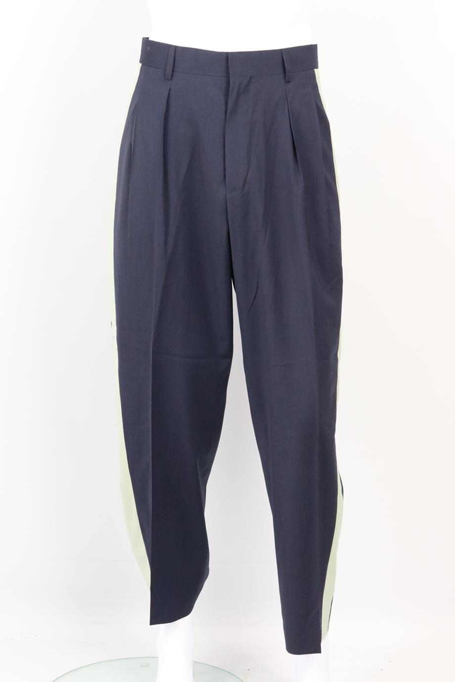 PAUL SMITH MEN'S WOOL STRAIGHT LEG PANTS W30 EU 46
