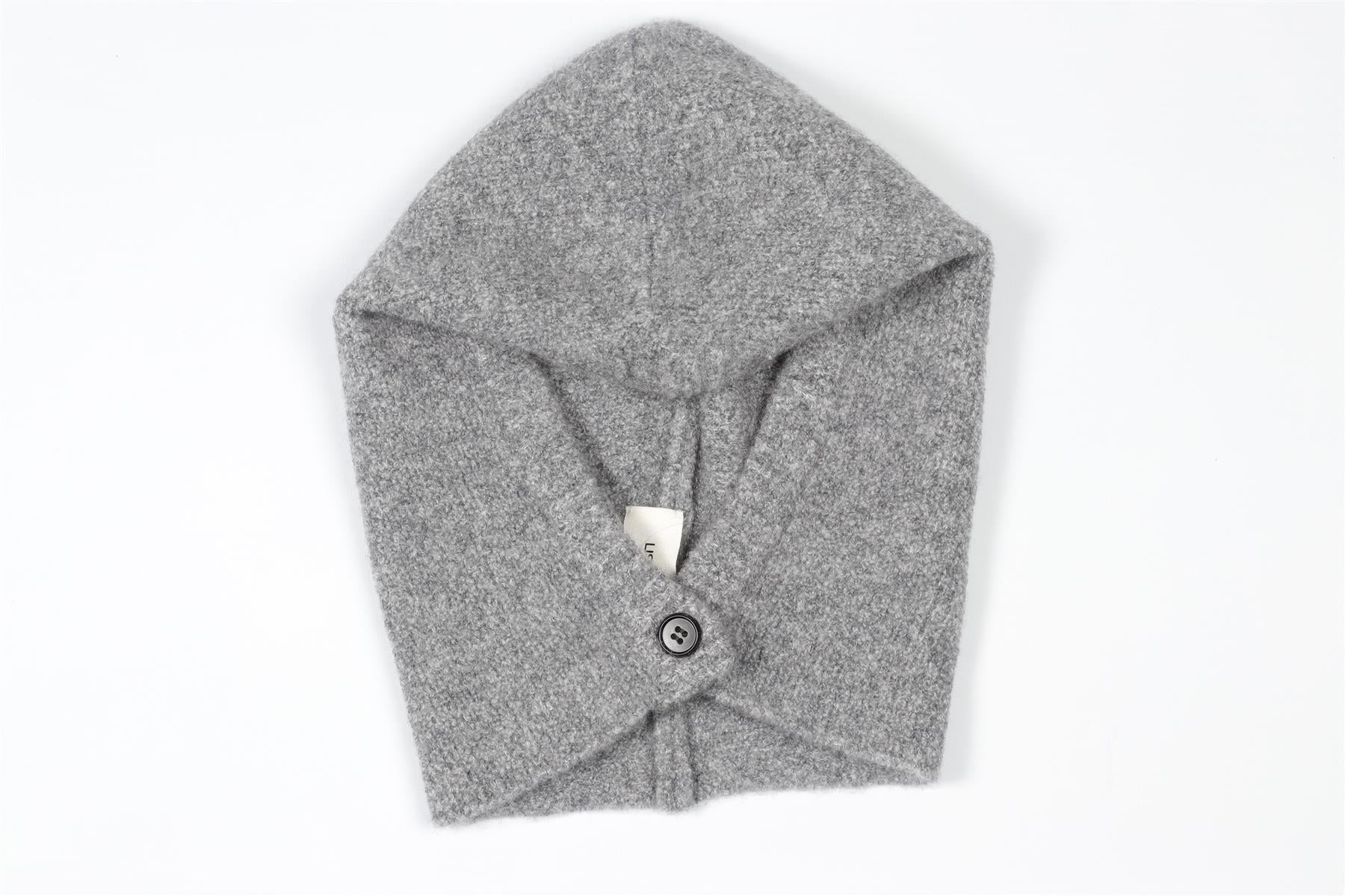 LISA YANG GREY CASHMERE BALACLAVA ONE SIZE