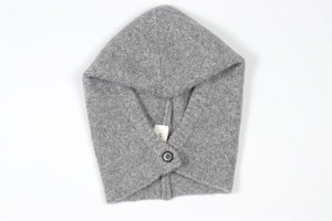 LISA YANG GREY CASHMERE BALACLAVA ONE SIZE