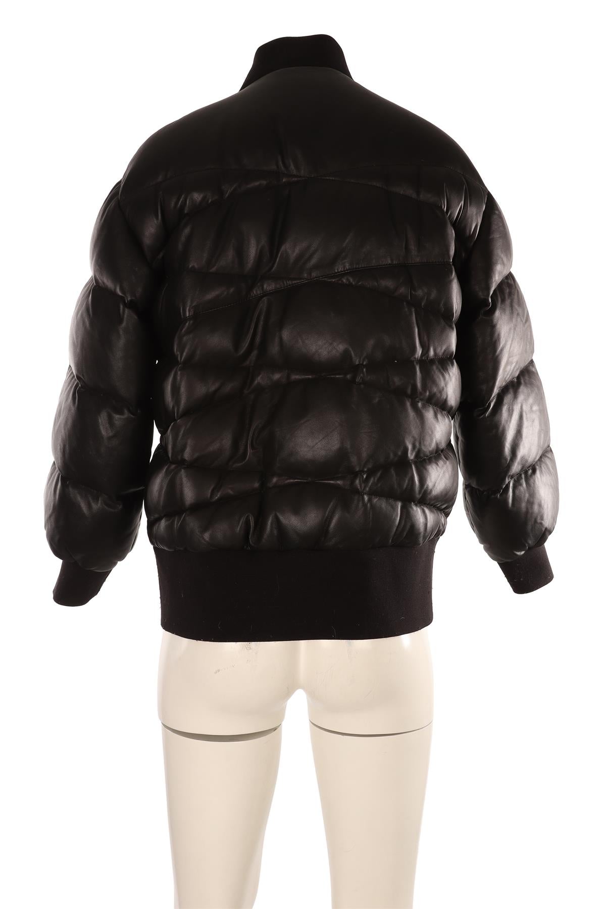 KHAITE BLACK LEATHER JACKET SMALL