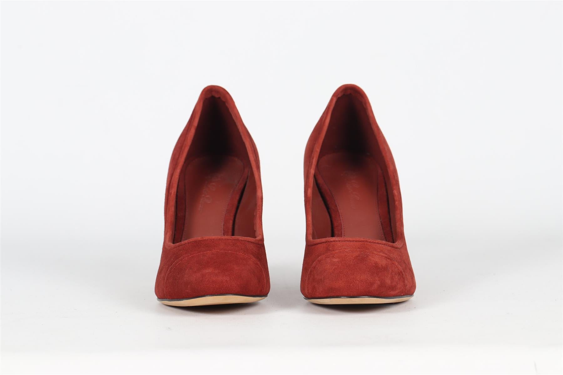 LORO PIANA SUEDE PUMPS EU 37 UK 4 US 7