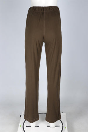 ETERNE KHAKI COTTON TRACK PANTS XSMALL