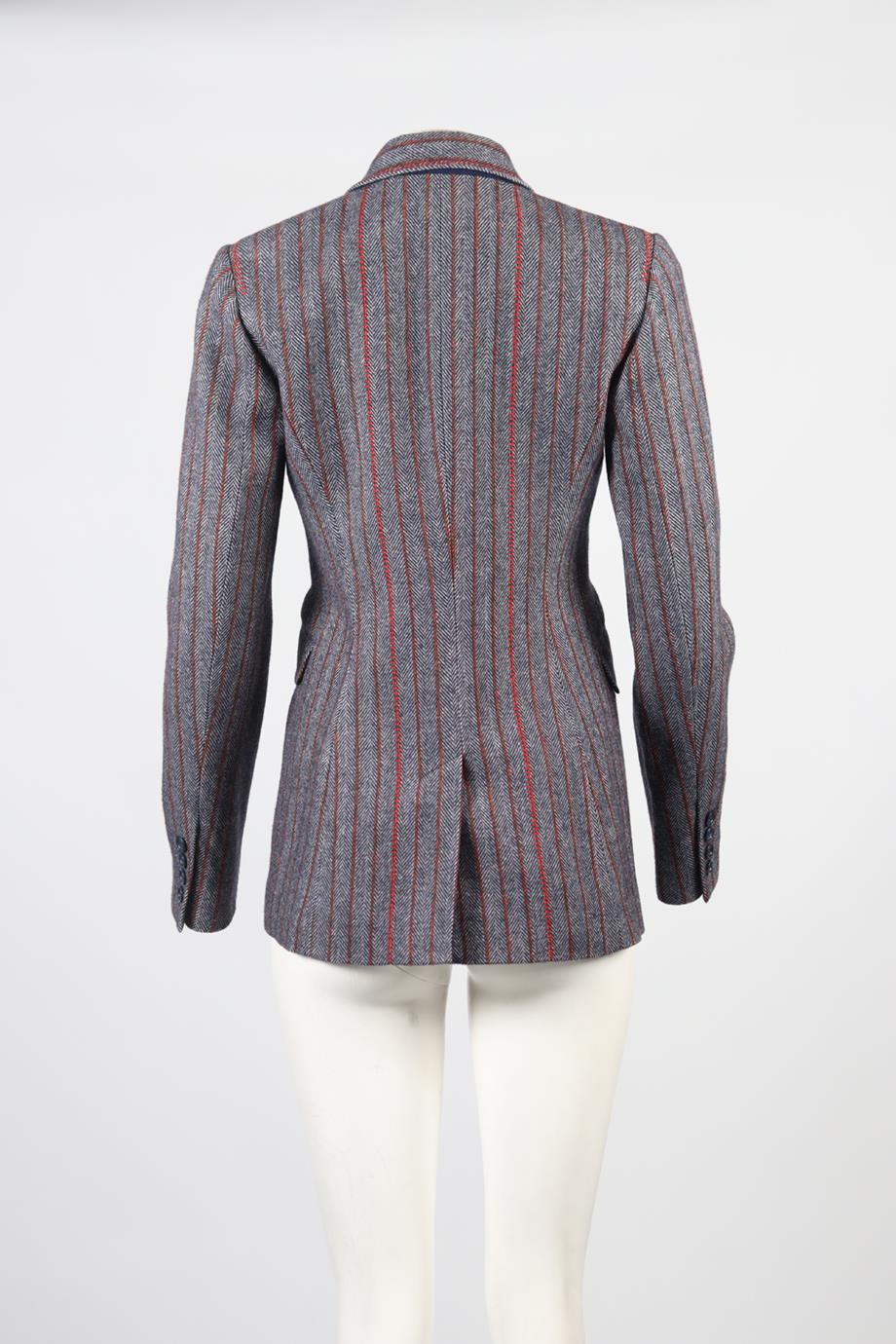 GABRIELA HEARST WOOL AND CASHMERE BLEND BLAZER IT 38 UK 6
