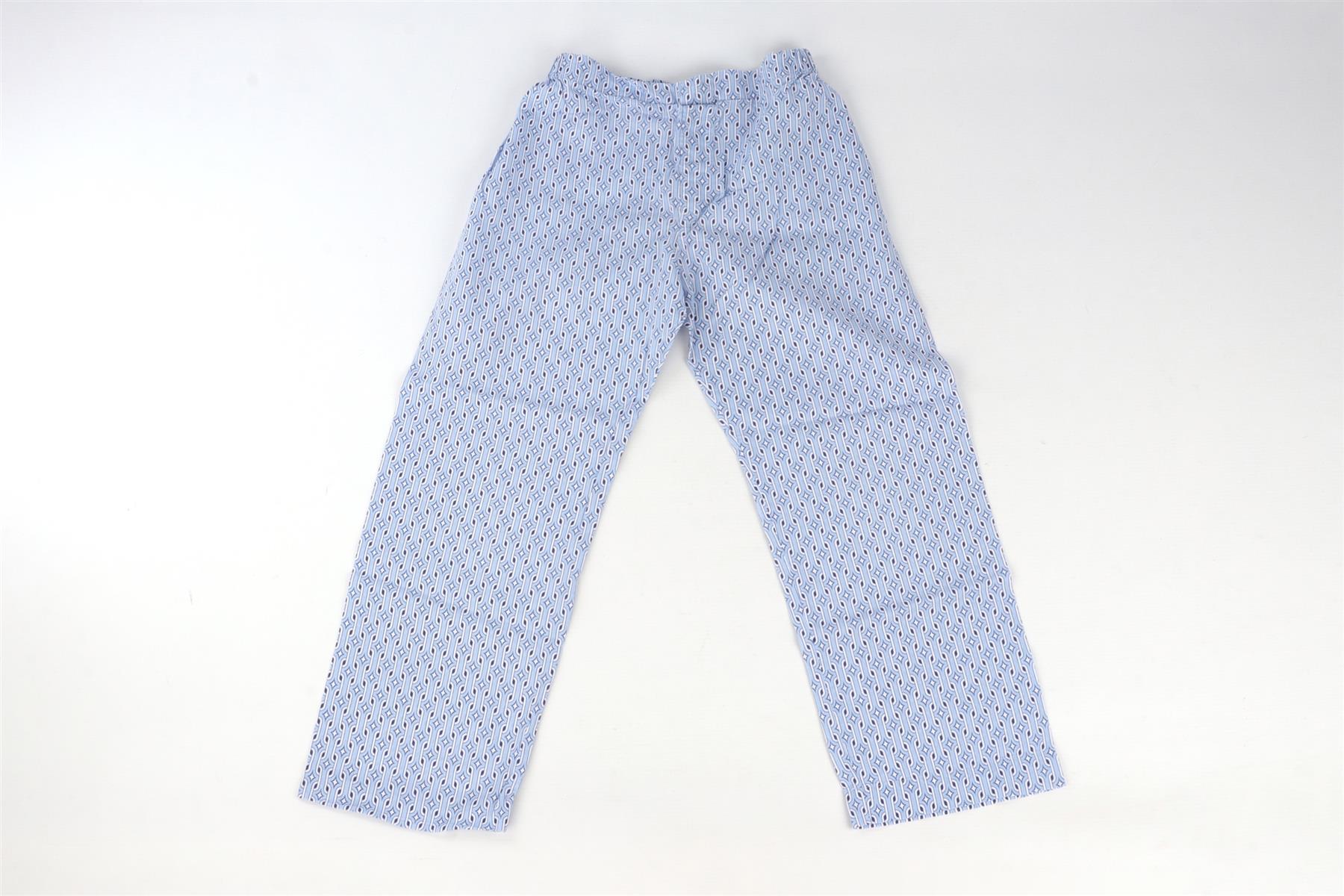 DEREK ROSE BLUE KIDS BOYS PYJAMA SET 7-8 YEARS