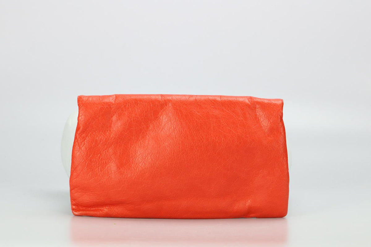 BALENCIAGA MOTORCROSS LEATHER CLUTCH